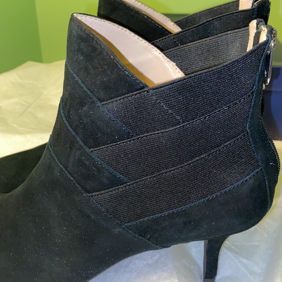 ADRIENNE VITTADINI SANDE LEATHER POINTED TOE ANKLE, BLACK 11 M, NEW - Picture 14 of 14